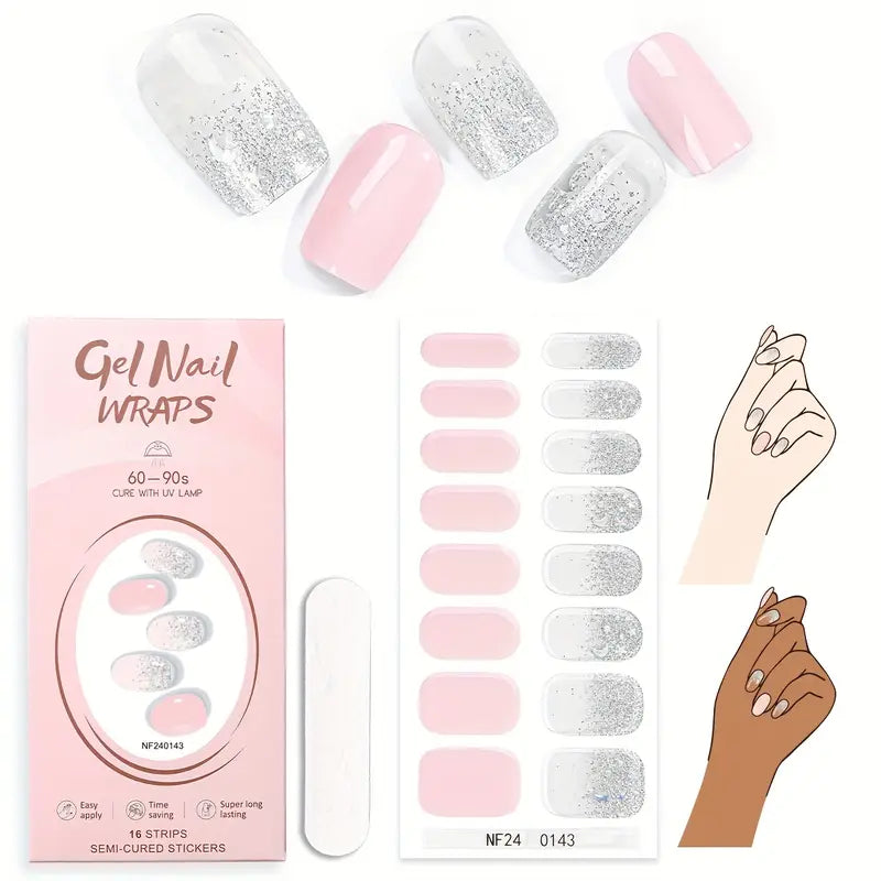 Gel Nail Strip Set
