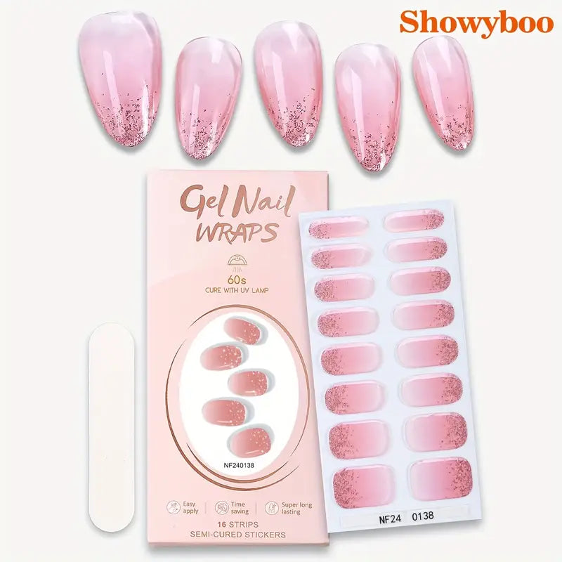 Gel Nail Strip Set